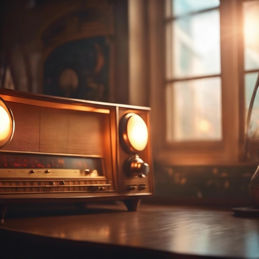 altes radio aus einer Wohnungsentruempelung